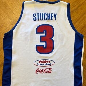 Rodney Stuckey Detroit Pistons White #3 NBA Jersey Park Antony Size Large
